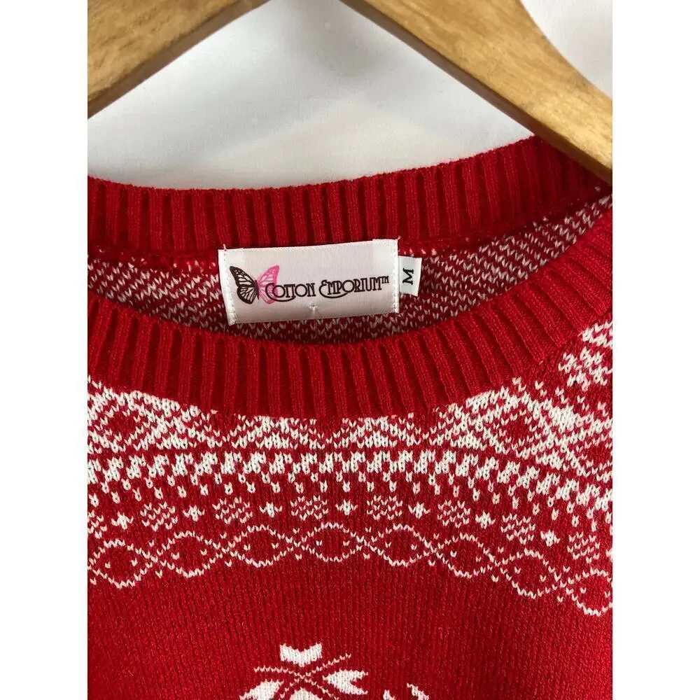 NWT Cotton Emporium Holiday Sweater
